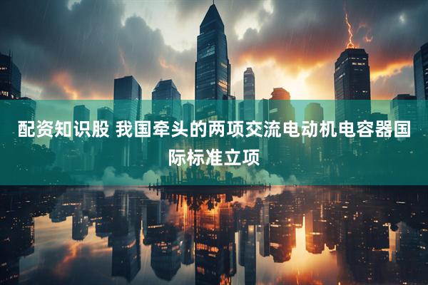 配资知识股 我国牵头的两项交流电动机电容器国际标准立项