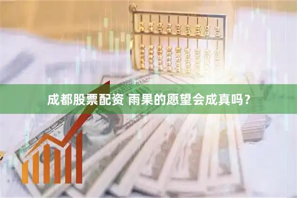 成都股票配资 雨果的愿望会成真吗？